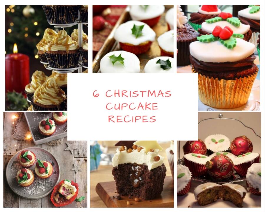 6 Christmas Cupcake Recipes
