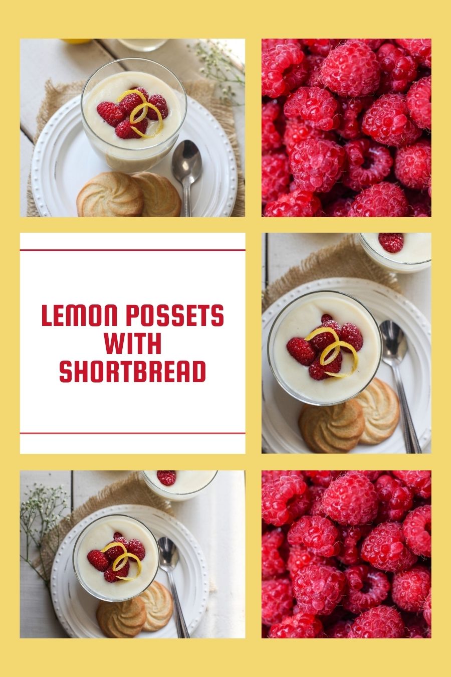 How To Make Lemon Possets With Shortbread