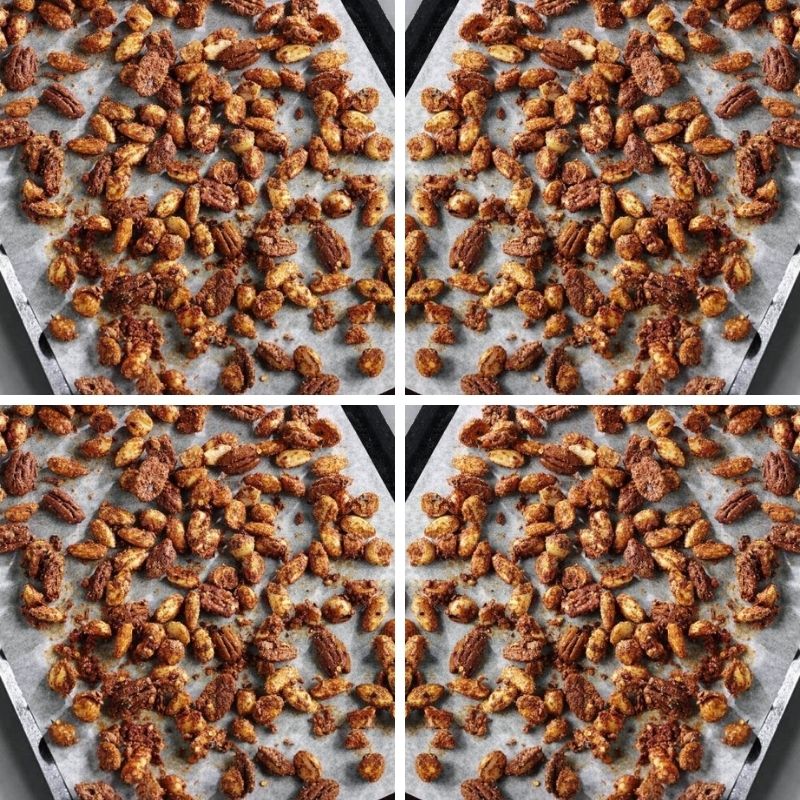 Sugar And Spice Crusted Nuts Recipe