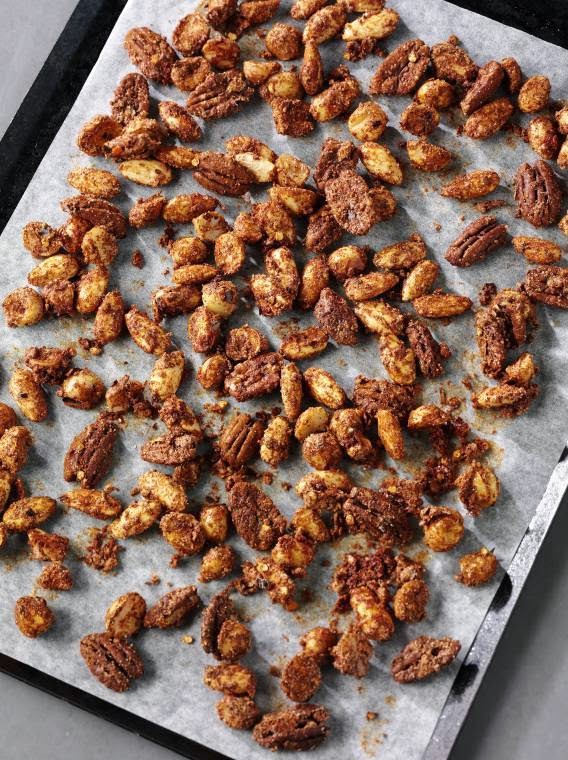 Sugar And Spice Crusted Nuts Recipe