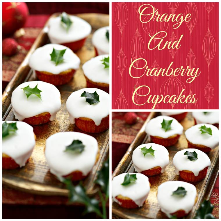 Orange And Cranberry Cupcakes