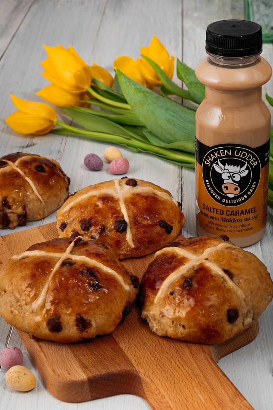 How To Make Salted Caramel Hot Cross Buns