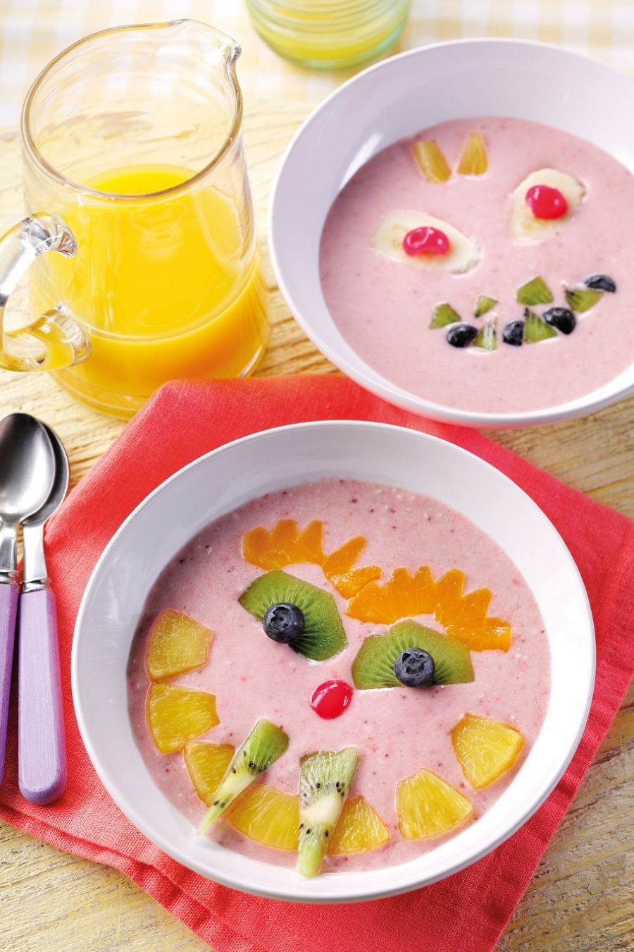 Monster Strawberry And Quinoa Smoothie Bowls