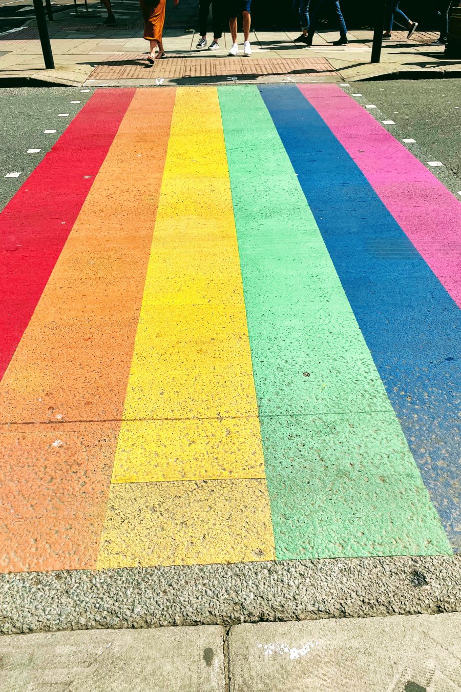 Rainbow Crossing In Camden London, UK Travel