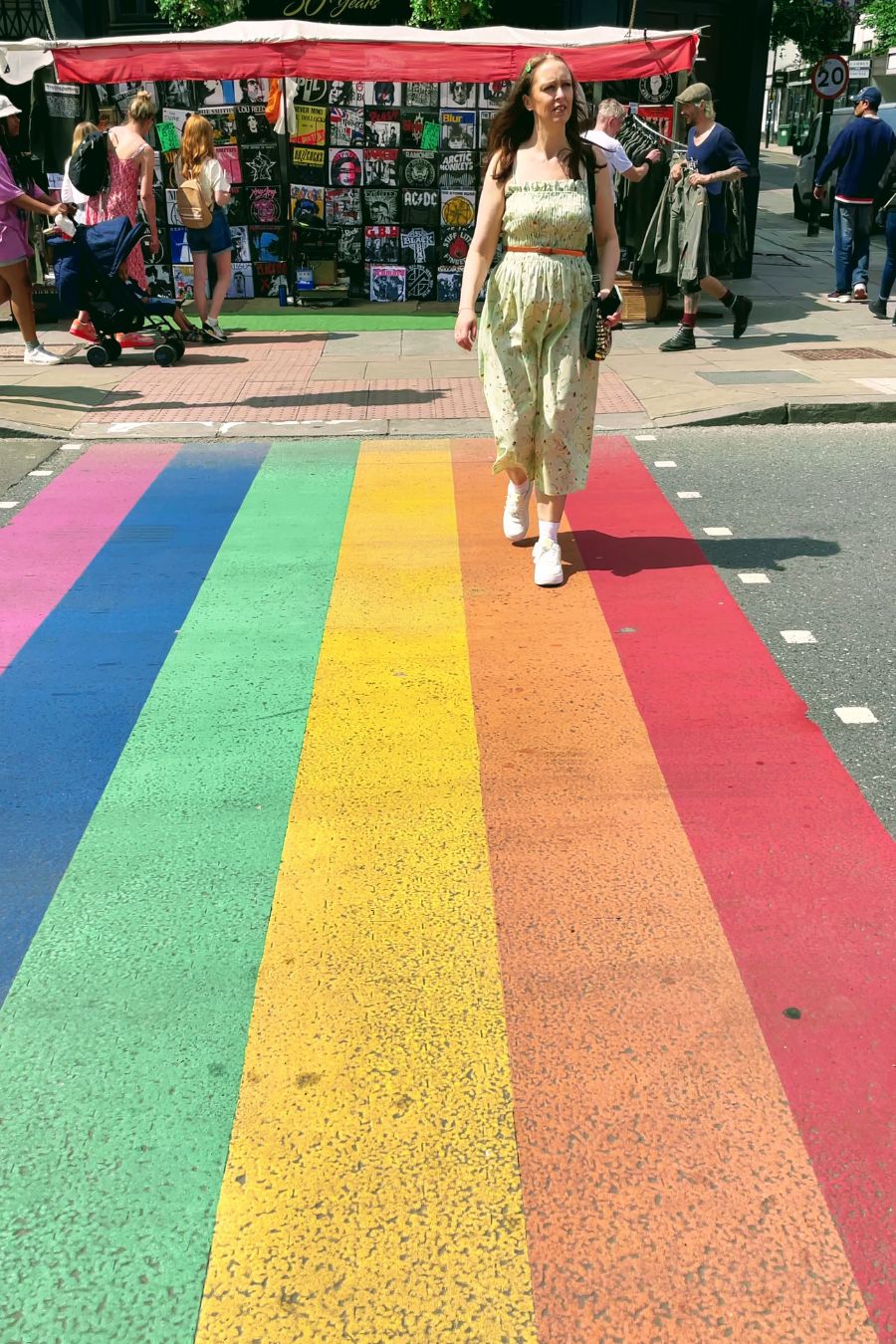 Rainbow Crossing In Camden London