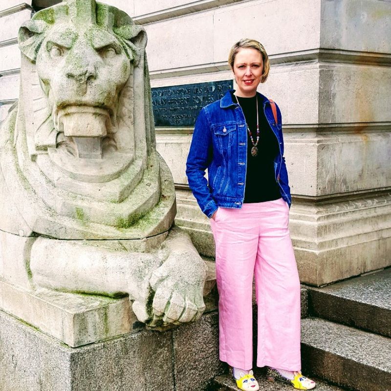Pink Trousers And Miss Piggy Shoes
