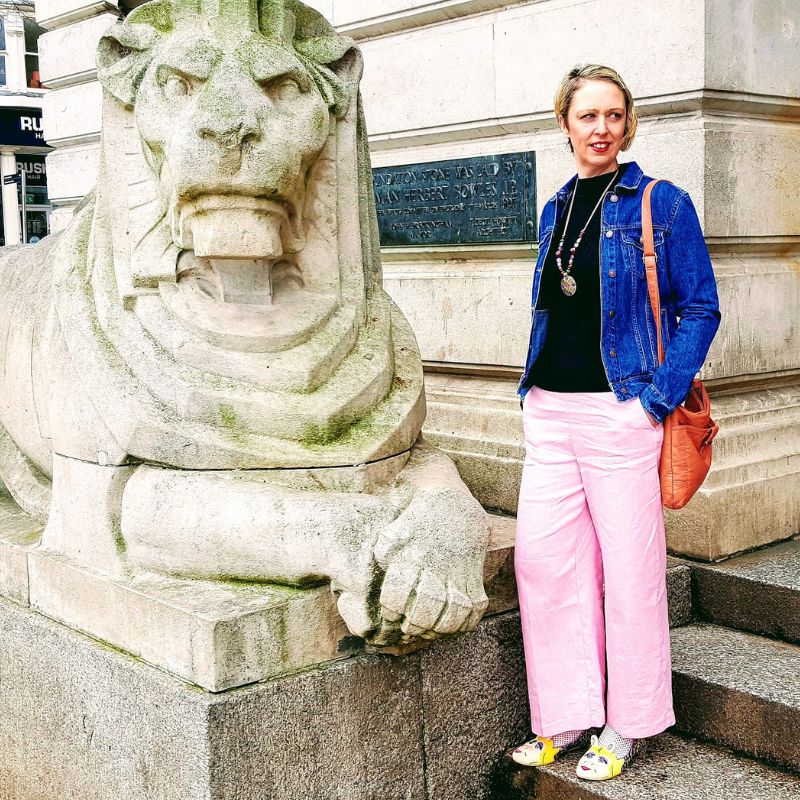 Pink Trousers And Miss Piggy Shoes