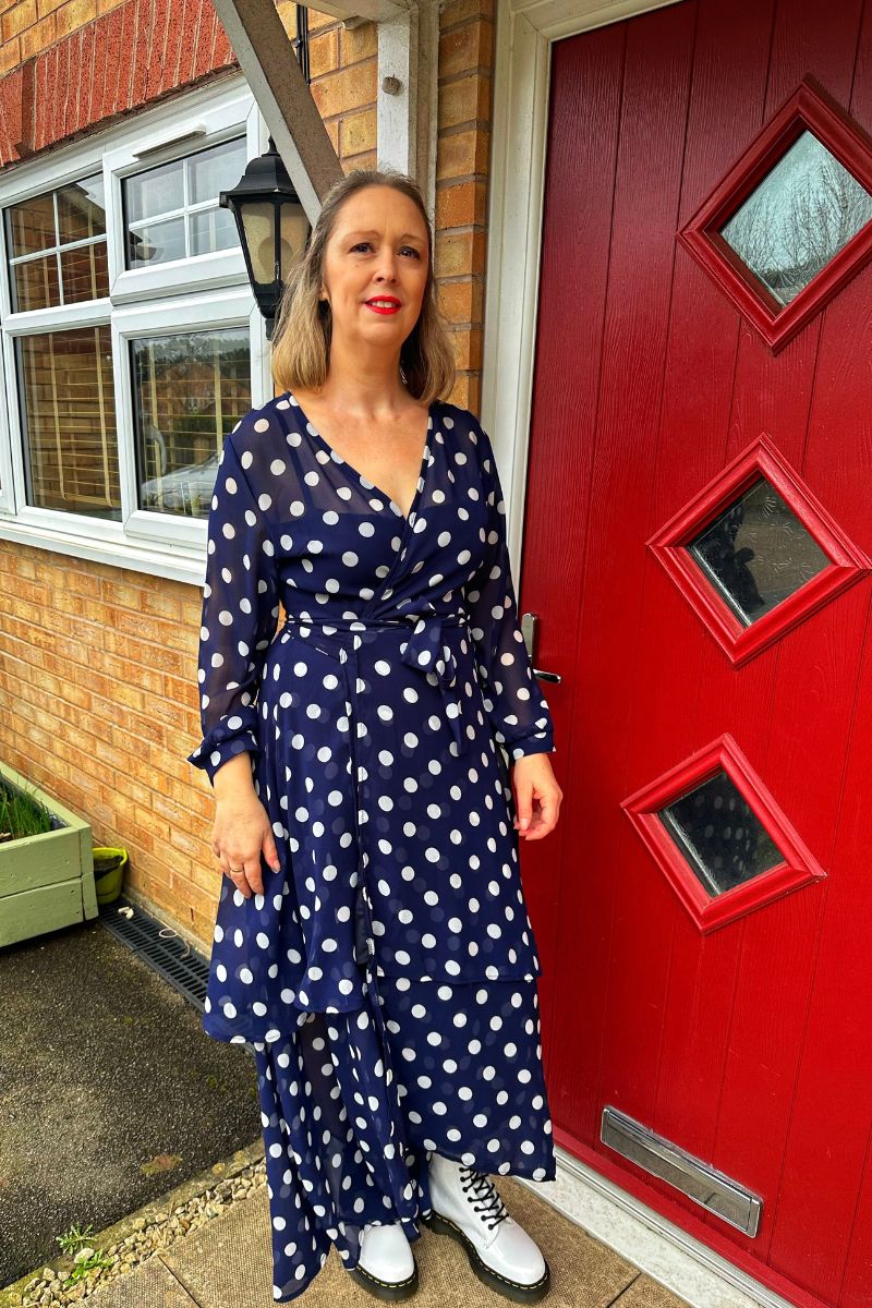 Styling My White Dr. Martens Boots With A Dress