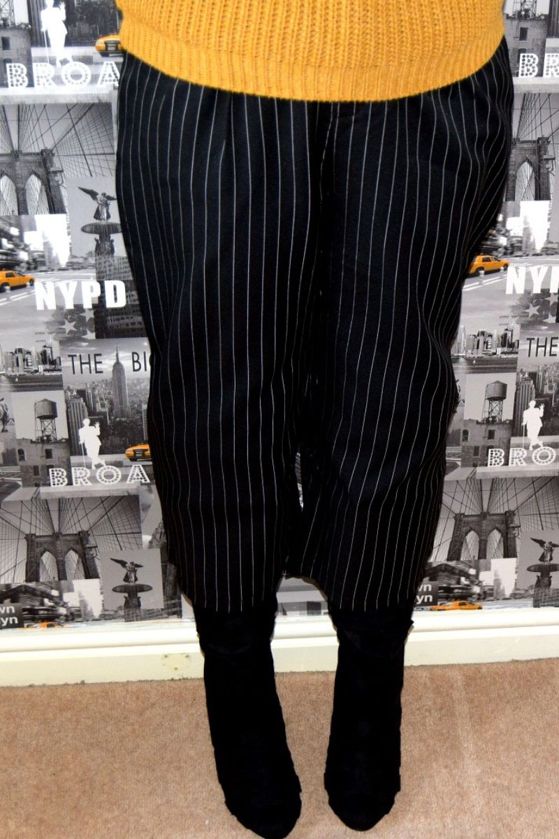 Styling Some Striped Crop Trousers: