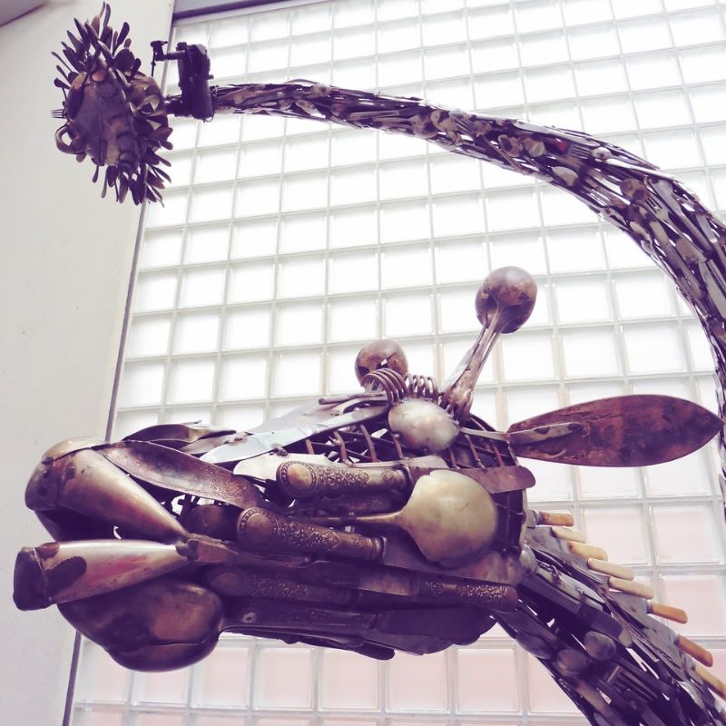 Upcycle Spoon Cutlery Art In Sheffield, UK: 'Steel City'