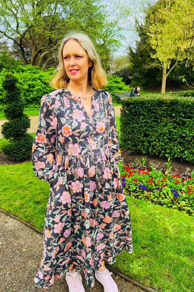 Spring Vibes And A Joules Flowered Dress