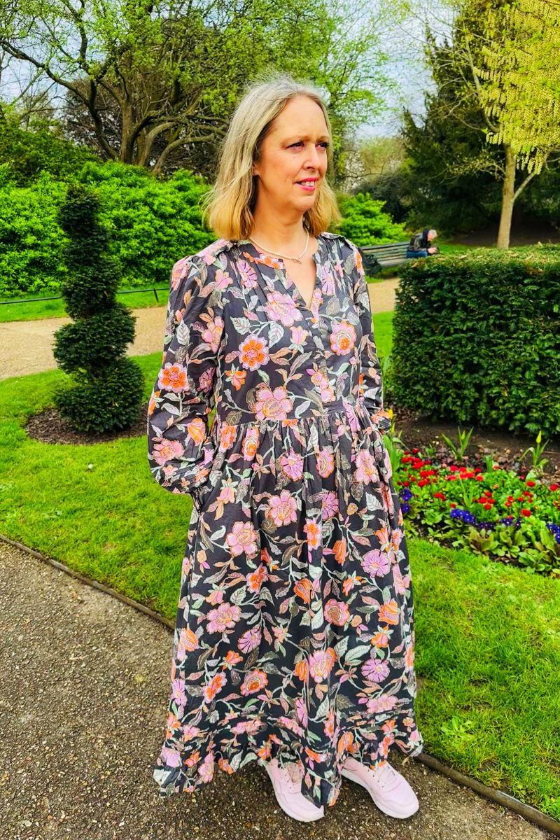Spring Vibes And A Joules Flowered Dress