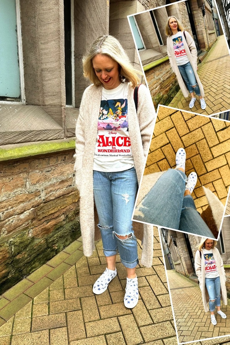 Styling My Blue Star Converse 