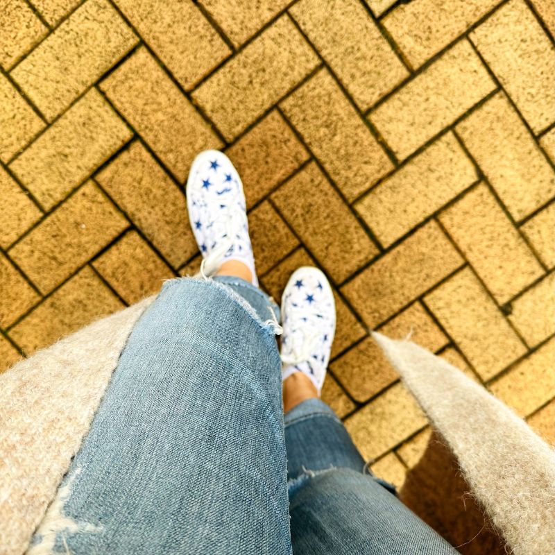 Styling My Blue Star Converse 