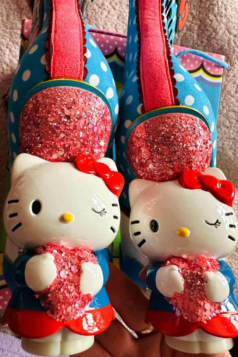 Styling My Hello Kitty Blue Polka Dot Boot