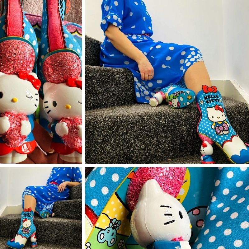 Styling My Hello Kitty Blue Polka Dot Boot