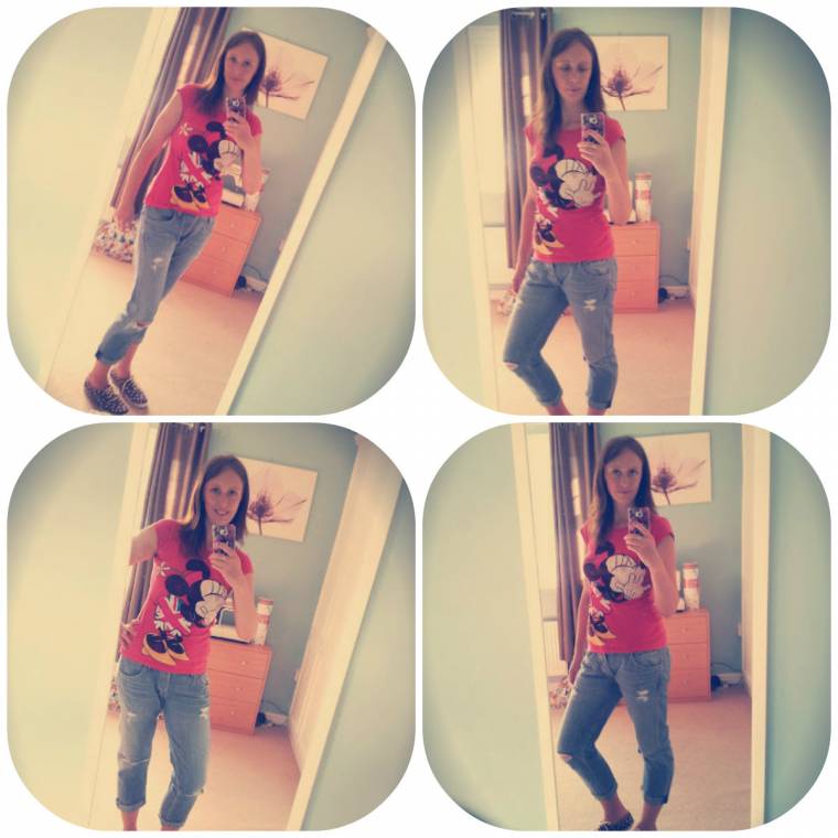 What I Wore: Minnie Mouse T-shirt