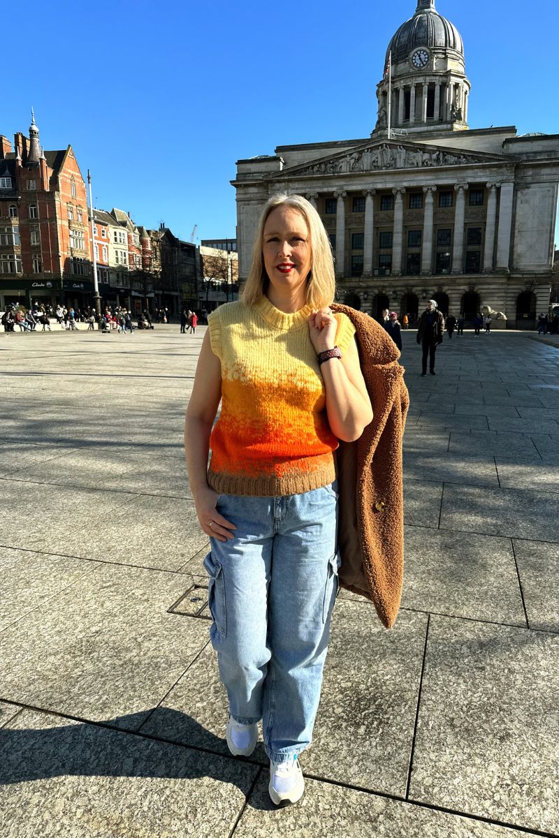 3 Ways To Style A Knitted Vest This Season Denim Combat Jeans | What I'm Wearing Lately