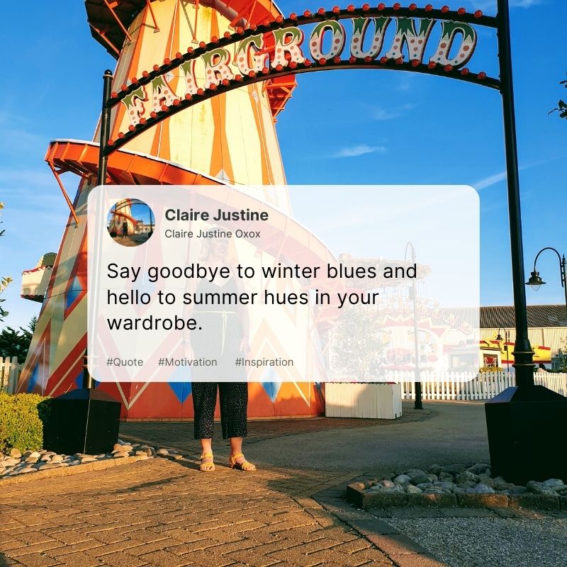 Say goodbye to winter blues and hello to summer hues in your wardrobe.