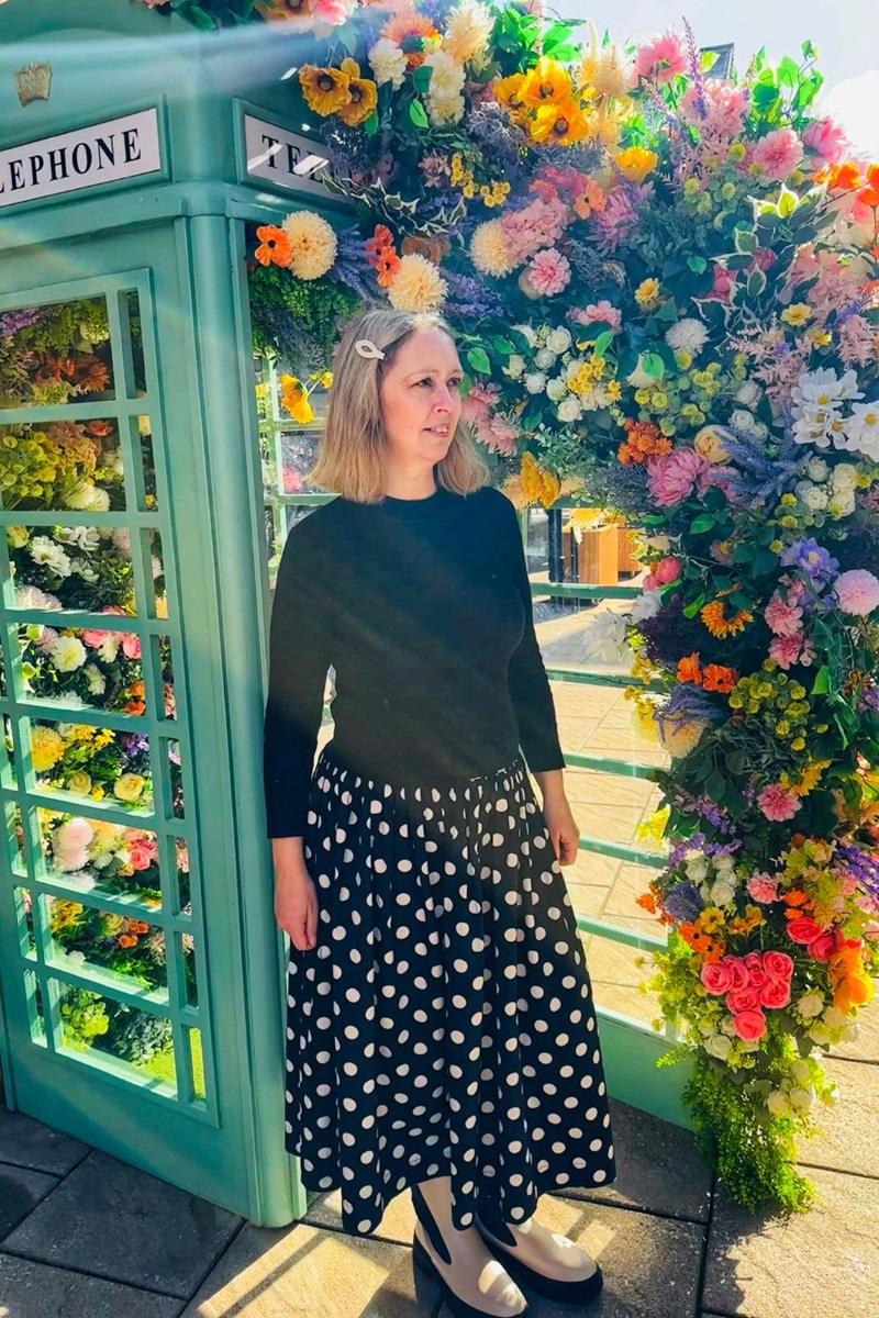 A Telephone Box Full Of Flowers