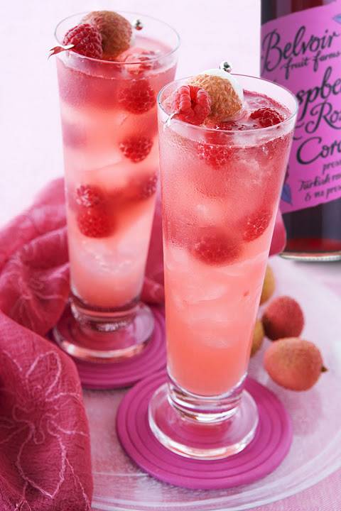 Cranberry Cupcakes And A Raspberry Blush Cocktail Belvoir Fruit Farms Raspberry Blush