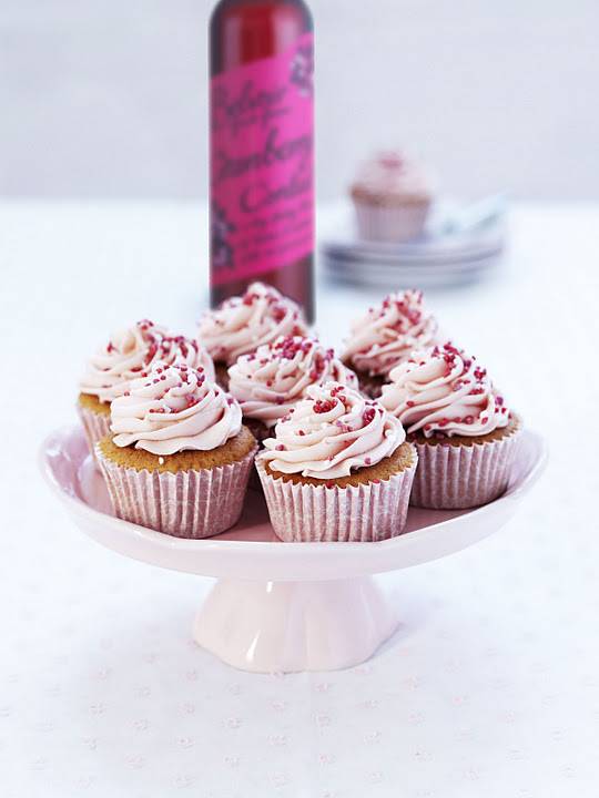 Cranberry Cupcakes And A Raspberry Blush Cocktail Cranberry Cupcakes And A Raspberry Blush Cocktail