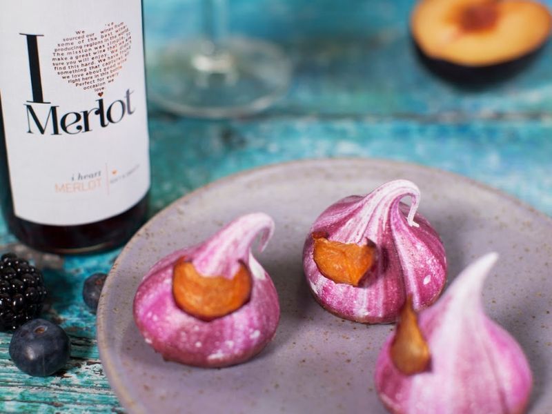 I Heart Merlot Wine Infused Meringue