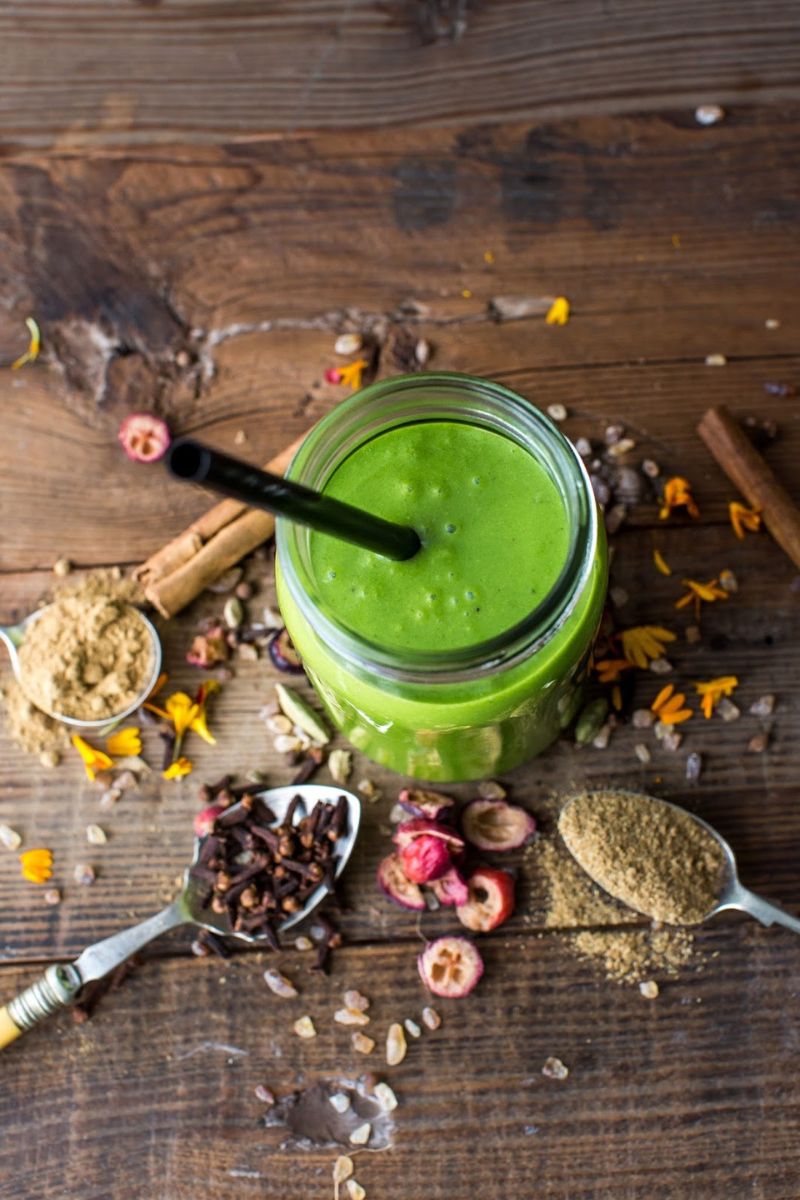 Spiced Pumpkin Green Smoothie Recipe. Spiced Pumpkin Green Smoothie