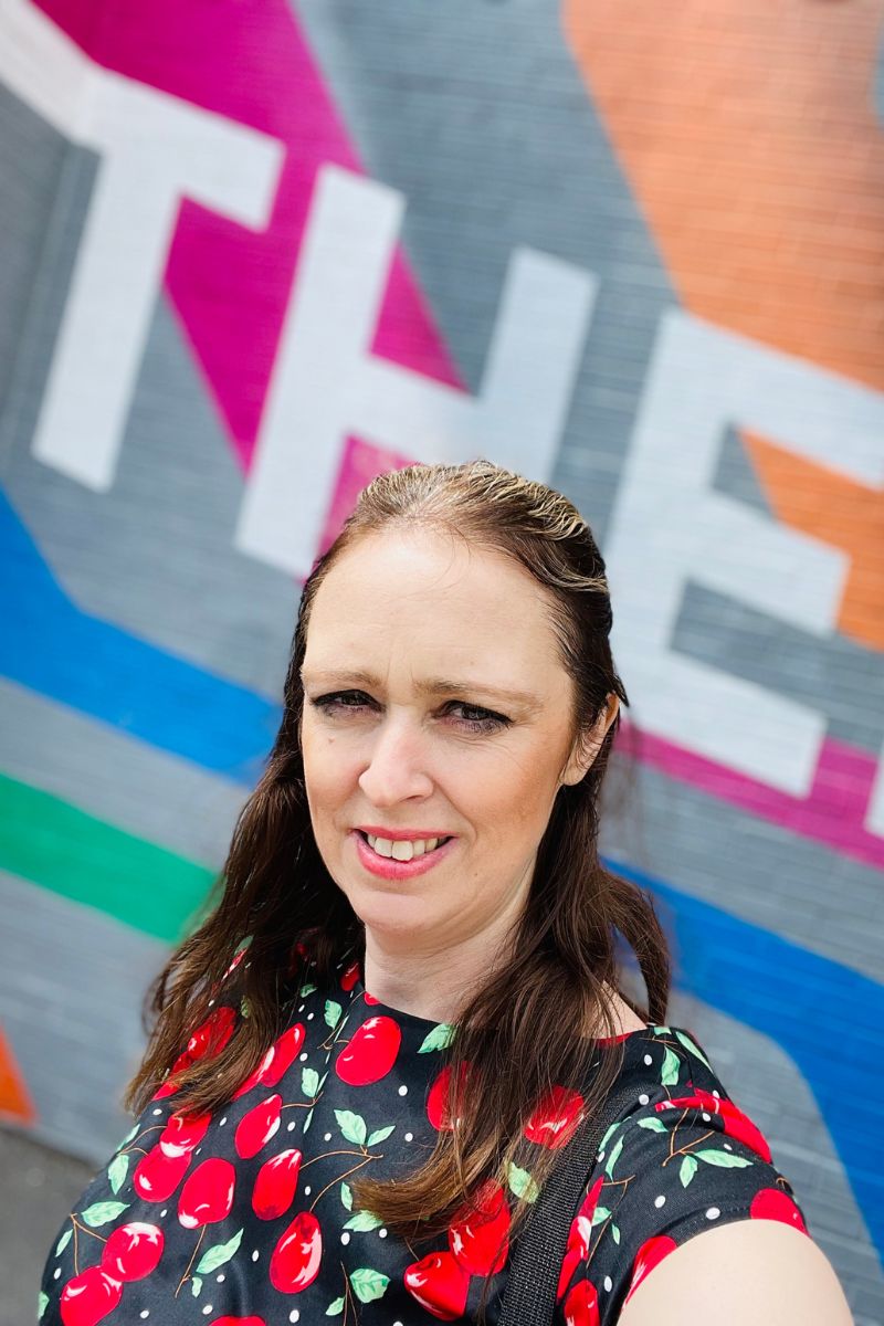 Cherry Afternoon Tea Dress Meets Street Art In Sheffield