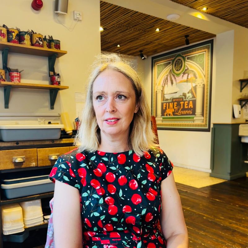 Styling A Cherry Afternoon Tea Swing Dress