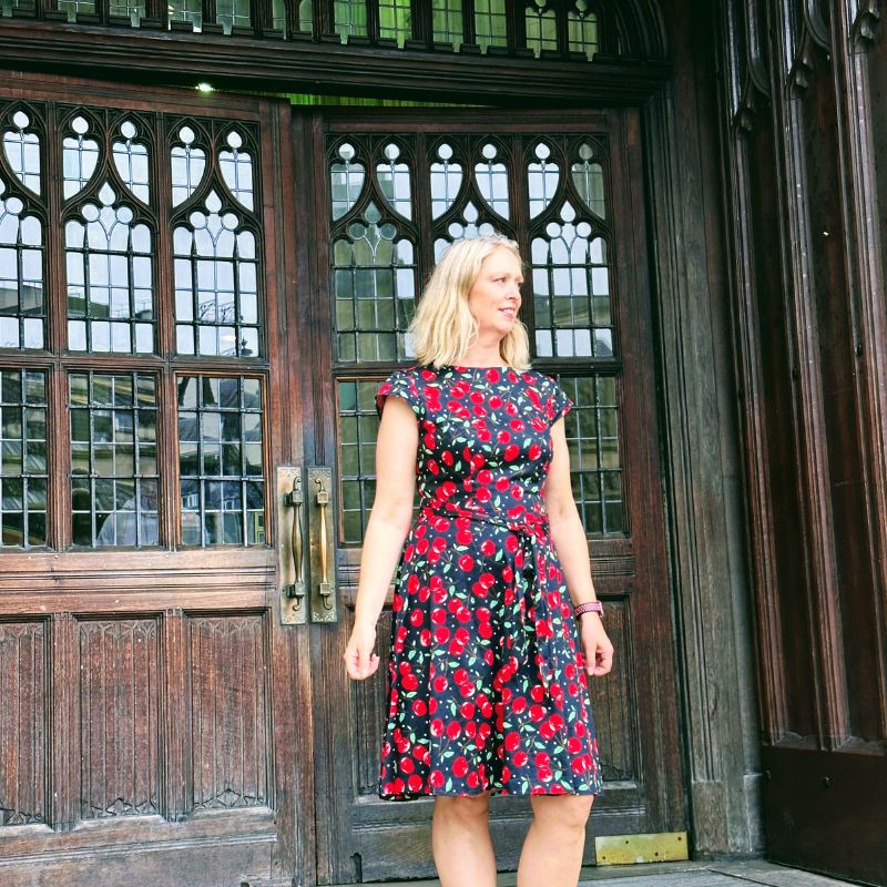 Styling A Cherry Afternoon Tea Swing Dress
