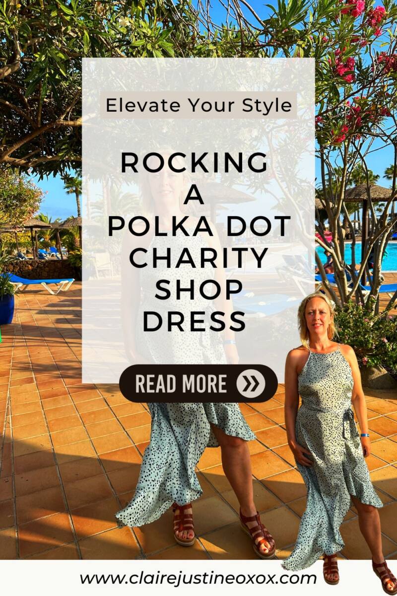 Rocking A Polka Dot Charity Shop Dress