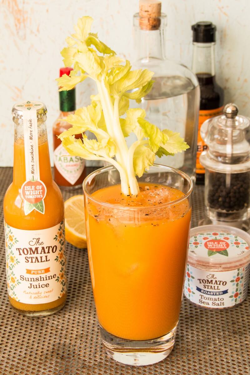 Isle of Wight Tomato Sunshine Juice Bloody Mary