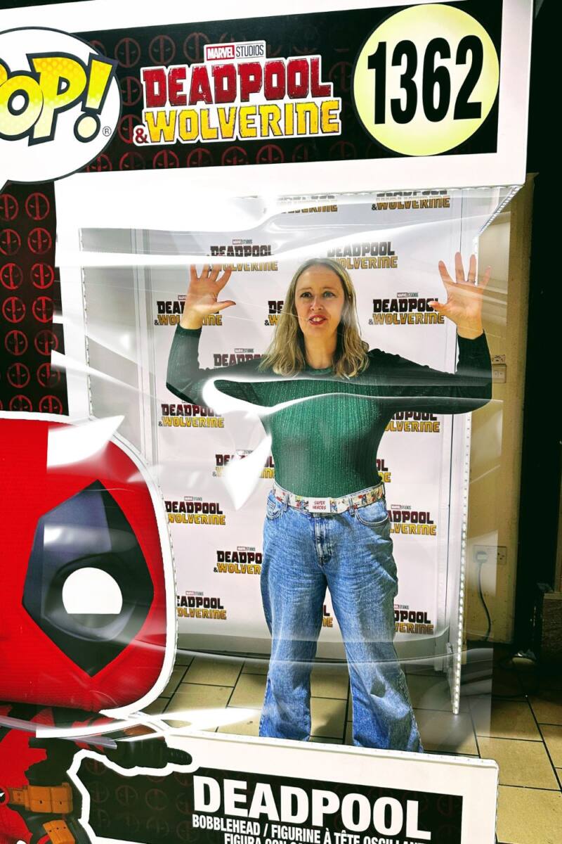 Deadpool Funko Pop Box Just Me Stood Inside A Deadpool Funko Pop Box Wondering How To Pose!