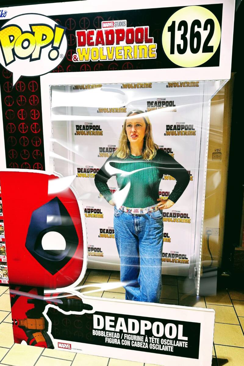 Deadpool Funko Pop Box Just Me Stood Inside A Deadpool Funko Pop Box Wondering How To Pose!