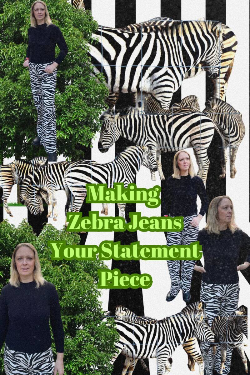 Making Zebra Jeans Your Statement Piece