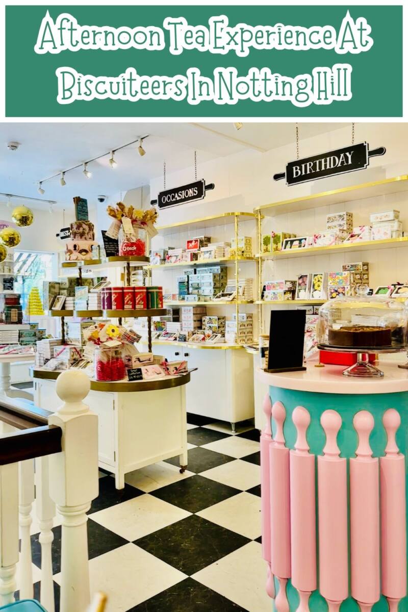 Afternoon Tea Experience At Biscuiteers In Notting Hill