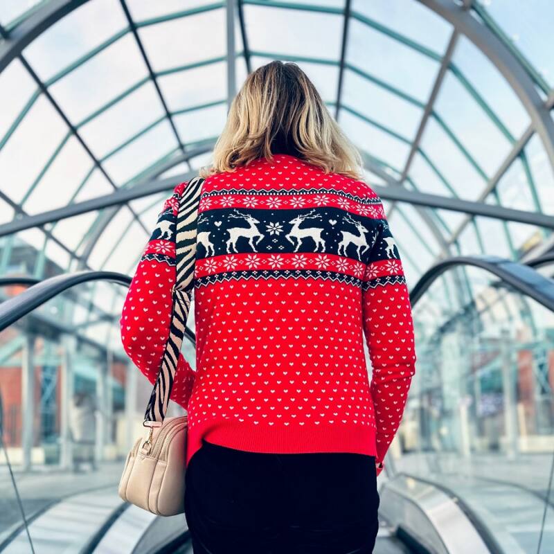 Pairing A Fair Isle Jumper With Velvet Trousers