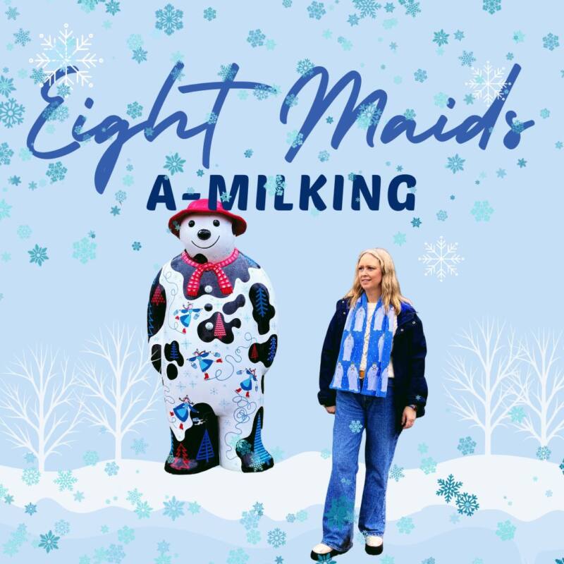 Walking With The Snowman At Clumber Park