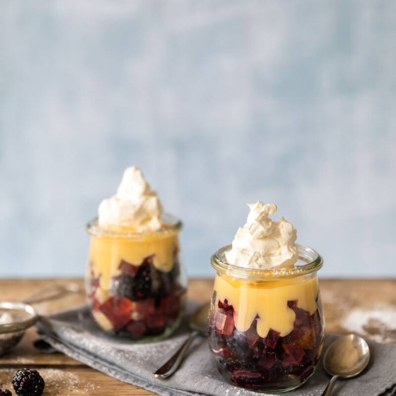 Love Your Gut Winter Trifle With Blackberries