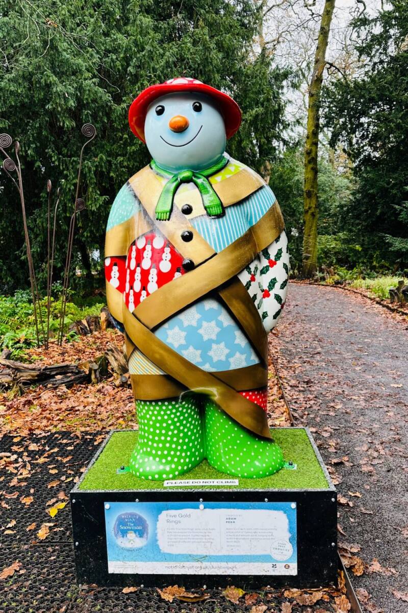 The 5 Gold Rings Snowman: A Whimsical Winter Wonderland at Clumber Park