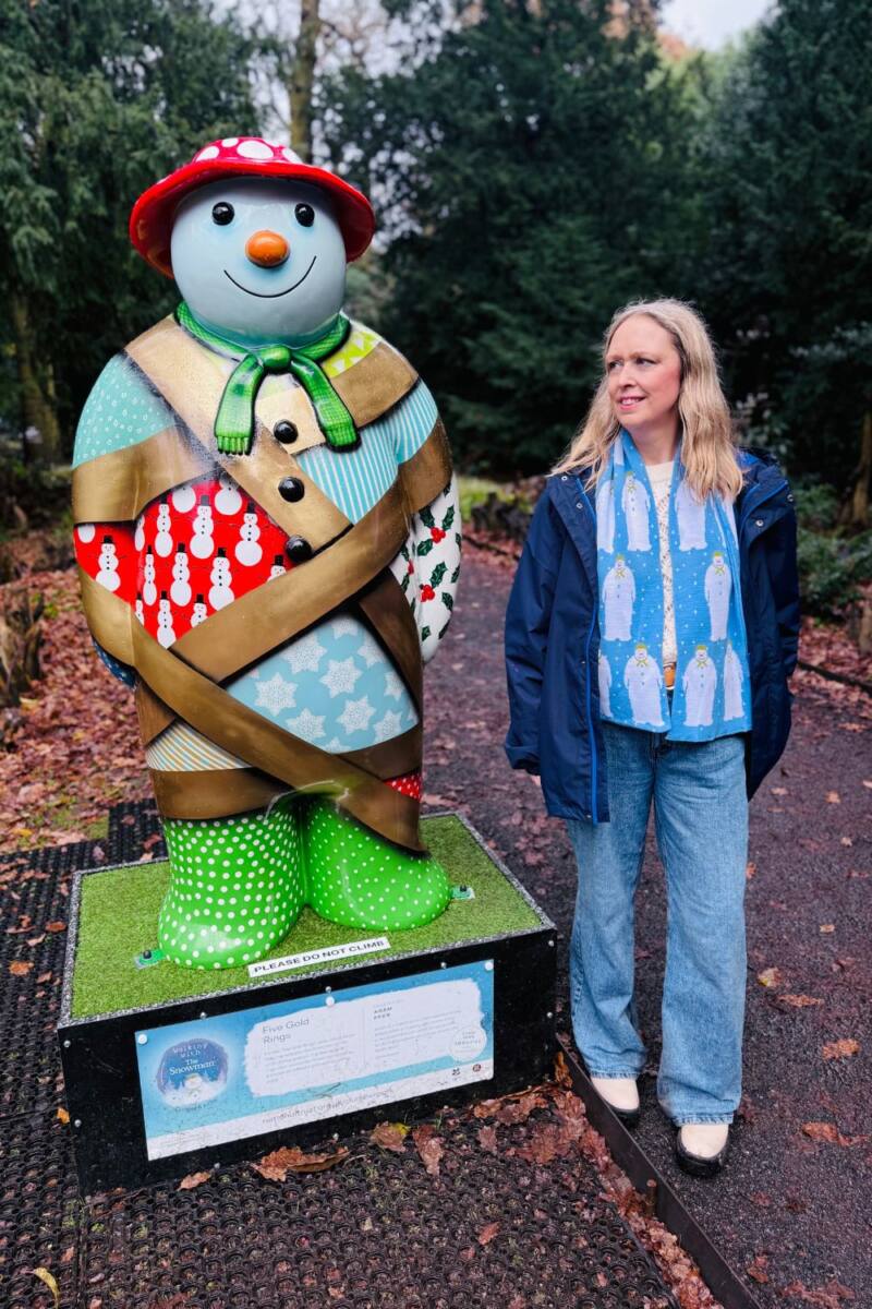The 5 Gold Rings Snowman: A Whimsical Winter Wonderland at Clumber Park