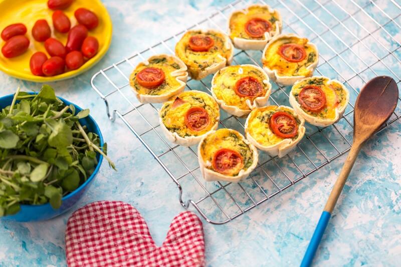 Fun and Simple Mini Quiches: Back to School with Watercress