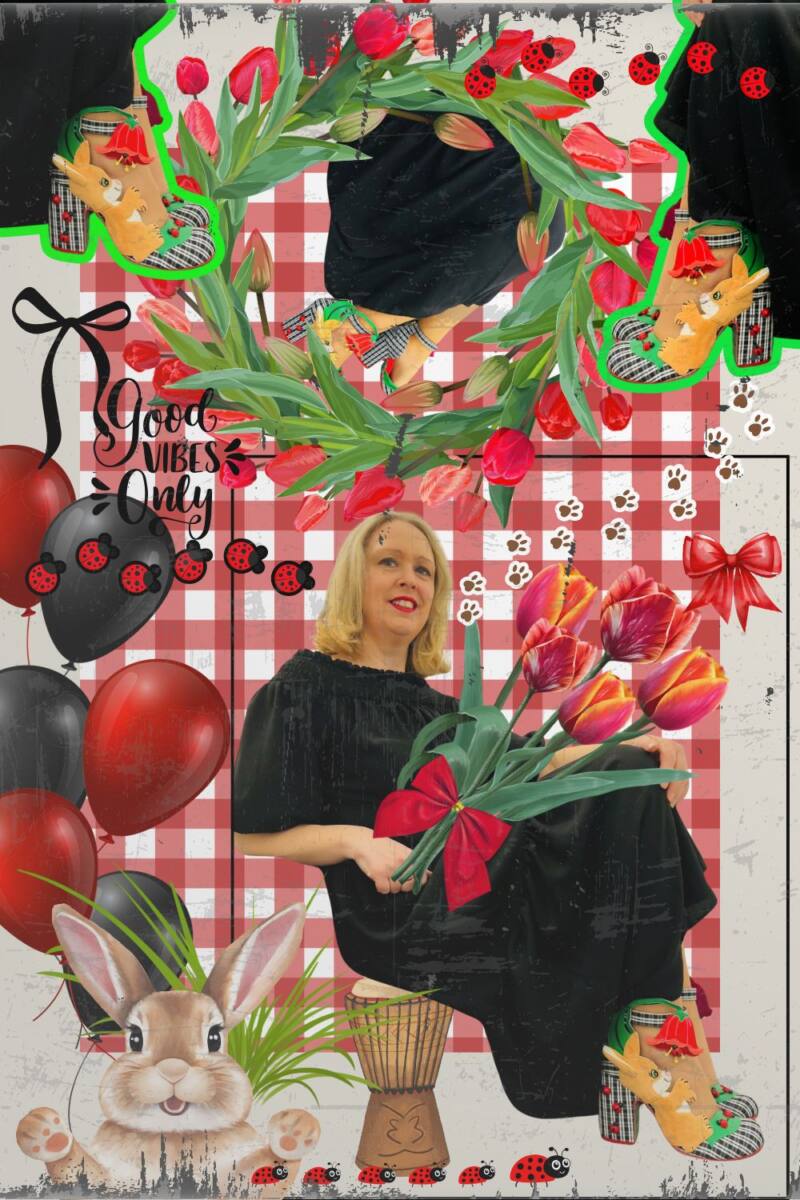 Styling A Black Maxi Dress From The Charity Shop