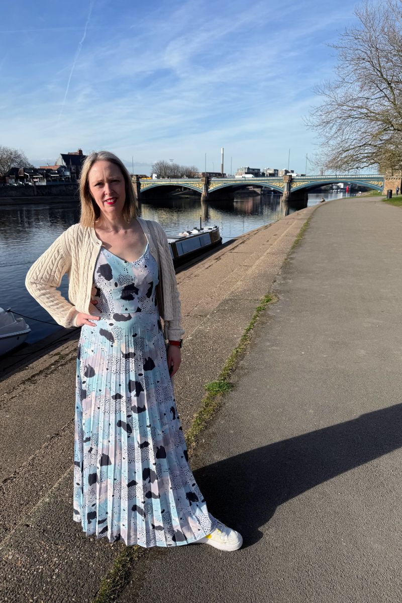 Styling A Long Floaty Maxi Dress From The Charity Shop Styling A Long Floaty Maxi Dress From The Charity Shop