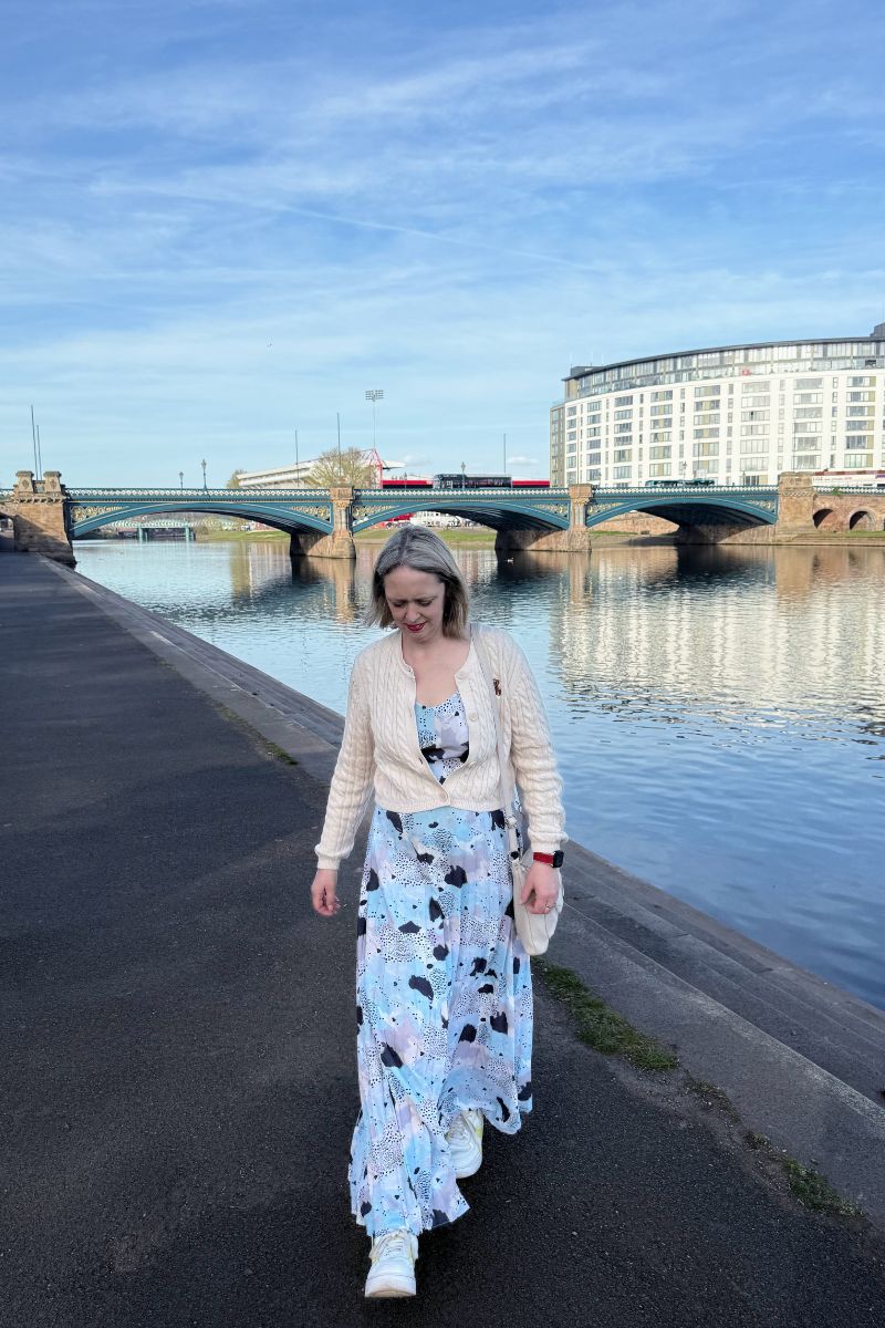 Styling A Long Floaty Maxi Dress From The Charity Shop The Charity Shop