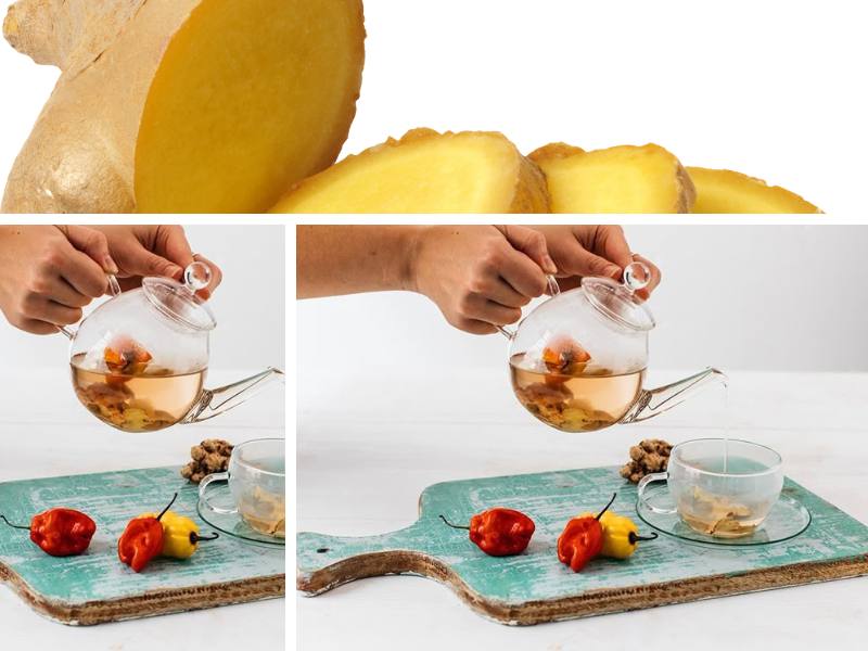 Jamaican Ginger And Scotch Bonnet Tea