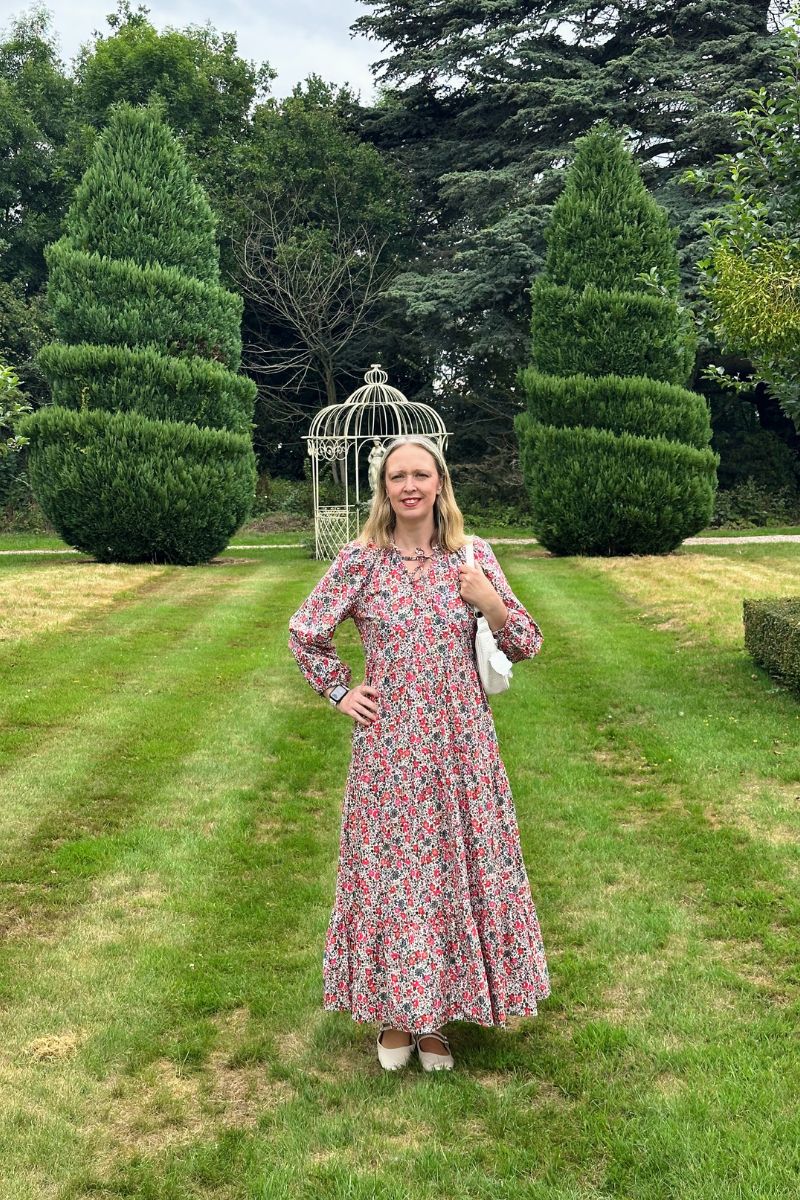 Wearing My Favourite Long Sleeved Joules Dress In Summer. 