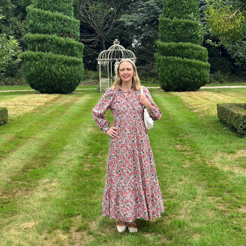 Wearing My Favourite Long Sleeved Joules Dress In Summer
