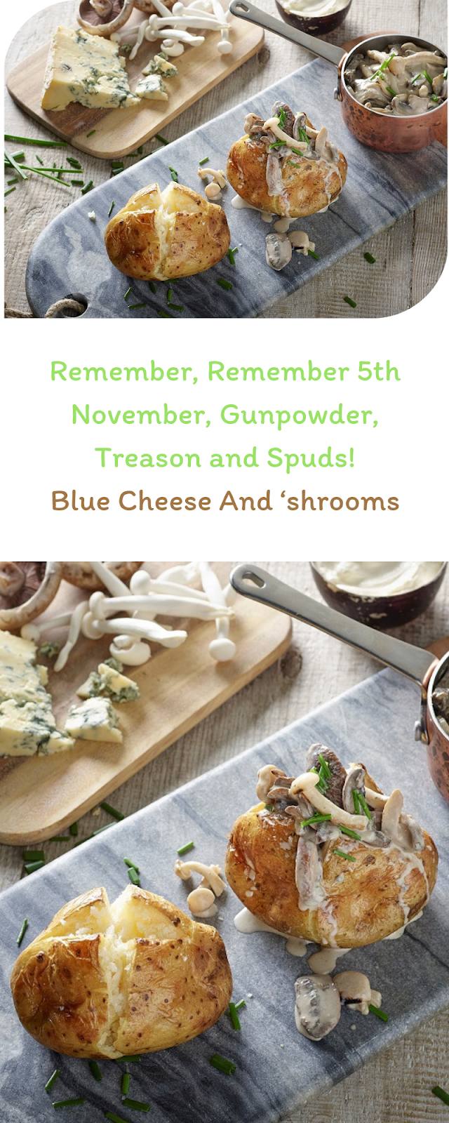 
Earthy Blue Cheese & ‘Shrooms Jacket Potatoes (Cozy Autumn Classic)